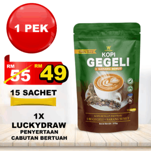 1 Pek Kopi Gegeli